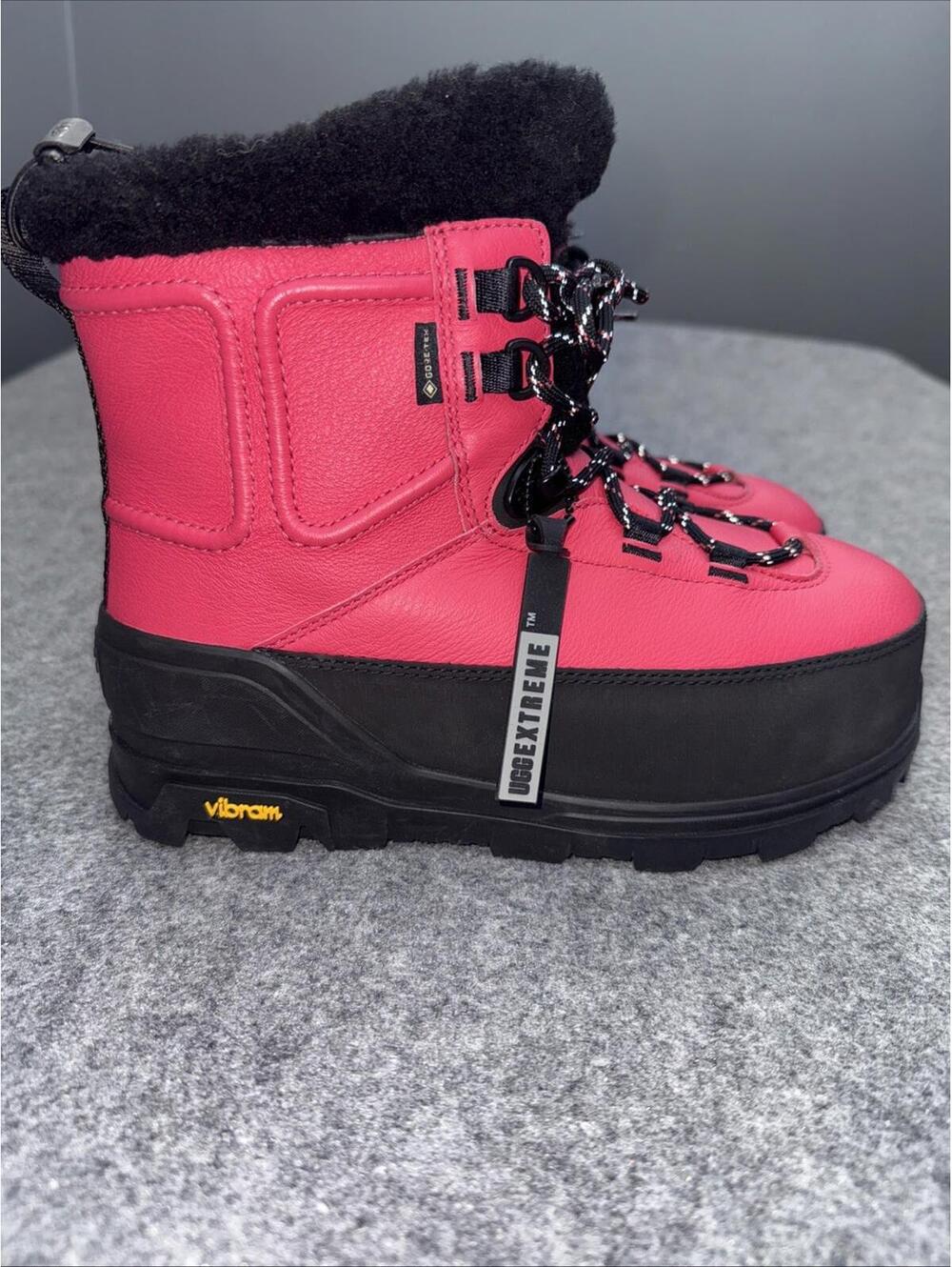 Ugg Shasta Mid Gore-Tex Boots (Size 7) Women's NEW Extreme Cold Pink Leather GTX